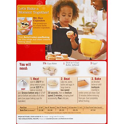 Betty Crocker Cake Mix Super Moist Favorites Butter Recipe Yellow - 15.25 Oz - Image 6
