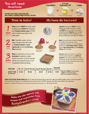 Betty Crocker Delights Cake Mix Super Moist Carrot - 15.25 Oz - Image 6