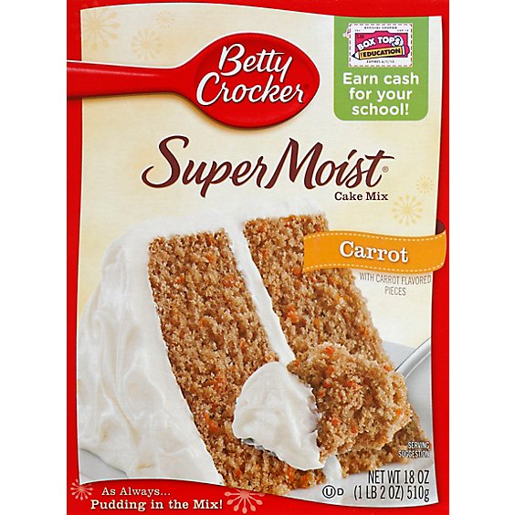 Betty Crocker Delights Cake Mix Super Moist Carrot - 15.25 Oz