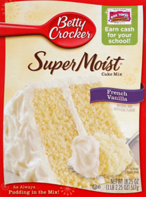 Betty Crocker Cake Mix Super Moist Delights French Vanilla - 15.25 Oz - Image 2
