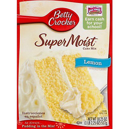 Betty Crocker Cake Mix Super Moist Lemon - 18.25 Oz - Image 2