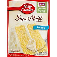 Betty Crocker Cake Mix Super Moist Lemon - 18.25 Oz - Image 2