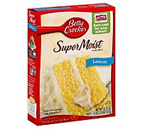 Betty Crocker Cake Mix Super Moist Lemon - 18.25 Oz