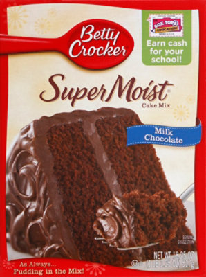 Betty Crocker Cake Mix Super Moist Favorites Milk Chocolate - 15.25 Oz - Image 2