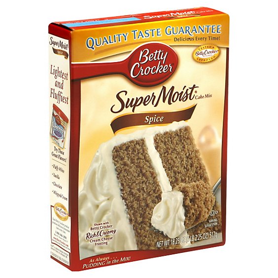Betty Crocker Cake Mix Super Moist Delights Spice - 15.25 Oz