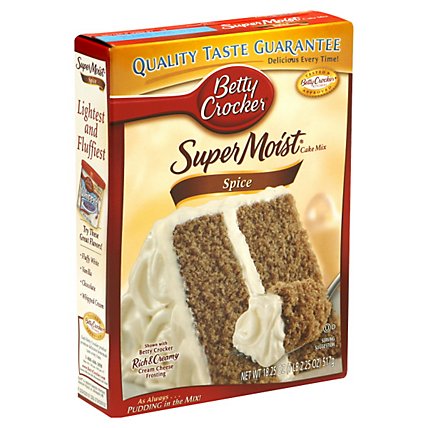 Betty Crocker Cake Mix Super Moist Delights Spice - 15.25 Oz - Image 1