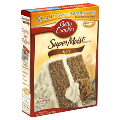 Betty Crocker Cake Mix Super Moist Delights Spice - 15.25 Oz