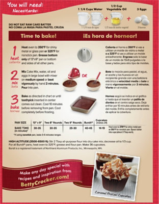 Betty Crocker Cake Mix Super Moist Delights Triple Chocolate Fudge - 15.25 Oz - Image 6