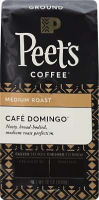 Peet's Coffee Cafe Domingo Medium Roast Ground Coffee Bag - 12 Oz - Image 2