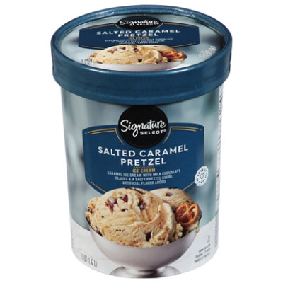 Signature SELECT Ice Cream Salted Caramel Pretzel Limited Edition - 1.5 Quart - Image 3