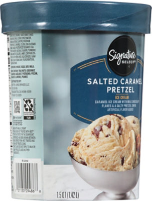 Signature SELECT Ice Cream Salted Caramel Pretzel Limited Edition - 1.5 Quart - Image 6