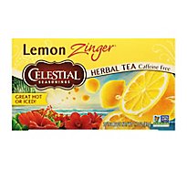 Celestial Seasonings Herbal Tea Bags Caffeine Free Lemon Zinger - 20 Count