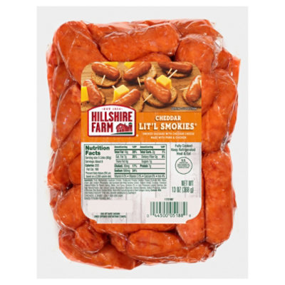 Hillshire Farm Cheddar Litl Smokies Smoked Sausage - 13 Oz - Image 3