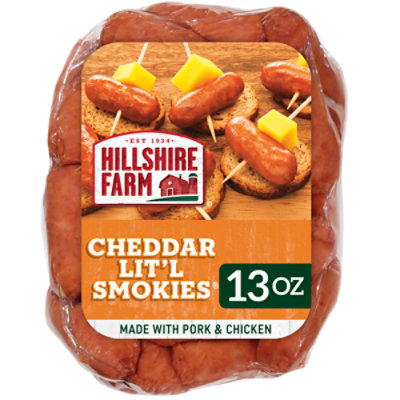Hillshire Farm Cheddar Litl Smokies Smoked Sausage - 13 Oz - Image 3