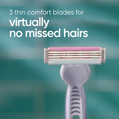 Gillette Venus Simply3 Womens Disposable Razors - 4 Count - Image 2