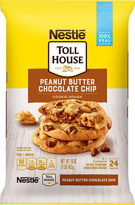 Nestle Toll House Cookie Dough Peanut Butter Chocolate Chip - 16 Oz