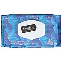Signature Care Wipes Softly Flushable Pops Up Bag - 42 Count - Image 2