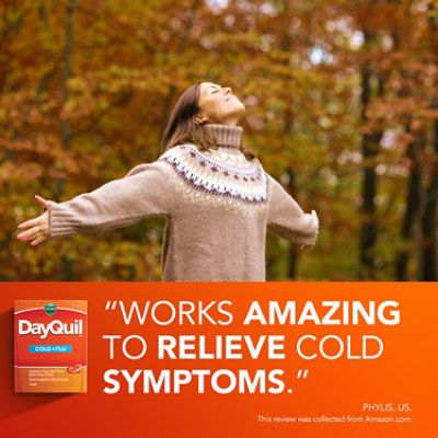 Vicks DayQuil Medicine For Cold & Flu Relief Multi Symptom Non Drowsy Liquicaps - 24 Count - Image 8