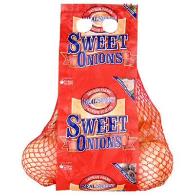 Vidalia Yellow Sweet Onions Prepacked Bag - 3 Lb