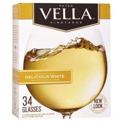 Peter Vella Delicious White Box Wine - 5 Liter - Image 1