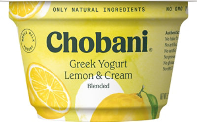 Chobani Yogurt Greek Blended Non-Fat Lemon - 5.3 Oz - Image 1