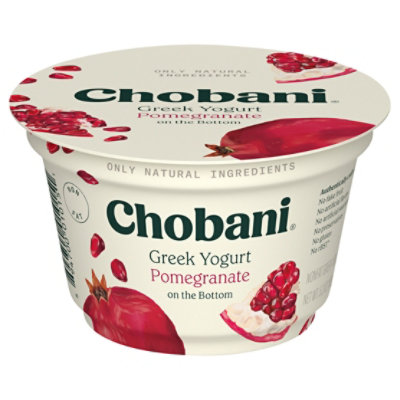 Chobani Yogurt Greek Fruit On The Bottom Non-Fat Pomegranate - 5.3 Oz