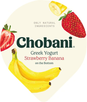 Chobani Low Fat Strawberry Banana On The Bottom Greek Yogurt - 5.3 Oz - Image 3