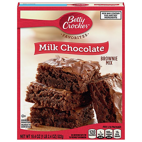 Betty Crocker Brownie Mix Milk Chocolate - 18.4 Oz