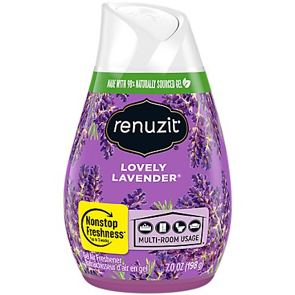Renuzit Adjustable Gel Air Freshener Lovely Lavender Cone - Each - Image 1