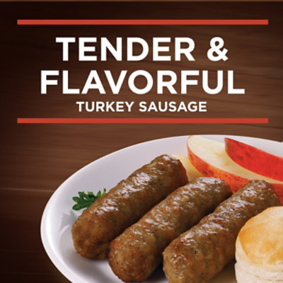 Banquet Brown N Serve Fully Cooked Turkey Sausage Links - 10-6.4 Oz - Image 2