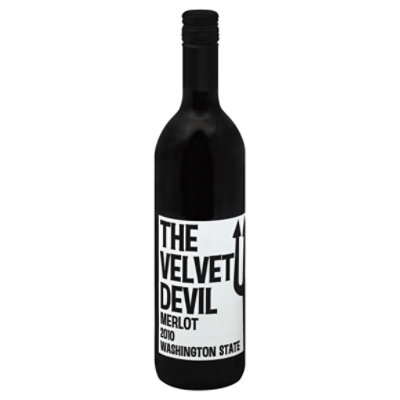 The Velvet Devil Merlot Red Wine by Charles Smith Wines - 750 Ml - Image 1