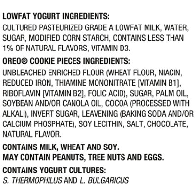 YoCrunch Low Fat Vanilla with Oreo Yogurt -  4-4 Oz - Image 4