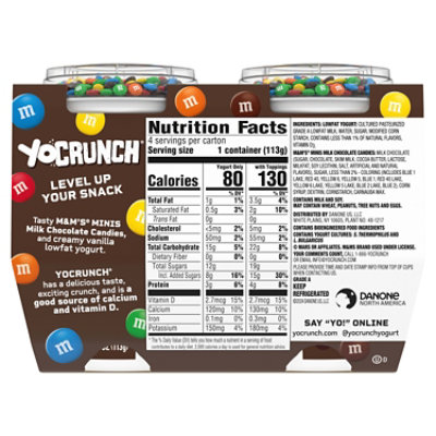 YoCrunch Low Fat Vanilla with MAndMs Yogurt - 4-4 Oz - Image 2