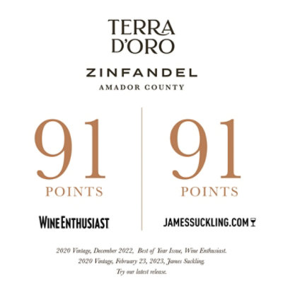 Terra d'Oro Zinfandel Red Wine Bottle - 750 Ml - Image 3