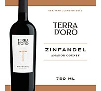 Terra d'Oro Zinfandel Red Wine Bottle - 750 Ml