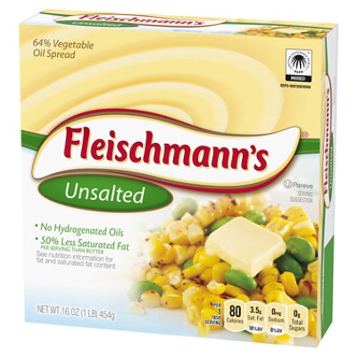 Fleischmann's Unsalted Vegetable Oil Spread Sticks - 4-16 Oz - Image 3