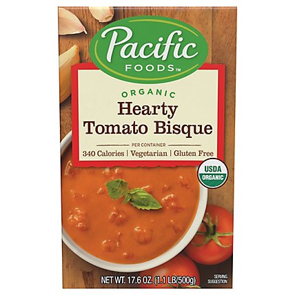 Pacific Organic Bisque Hearty Tomato - 17.6 Oz - Image 1