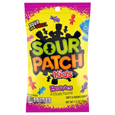 Sour Patch Kids Candy Soft & Chewy Berries - 7.2 Oz