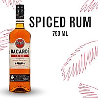 Bacardi Spiced Gluten Free Rum Bottle - 750 Ml - Image 1