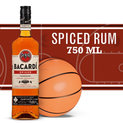 Bacardi Spiced Gluten Free Rum Bottle - 750 Ml - Vons