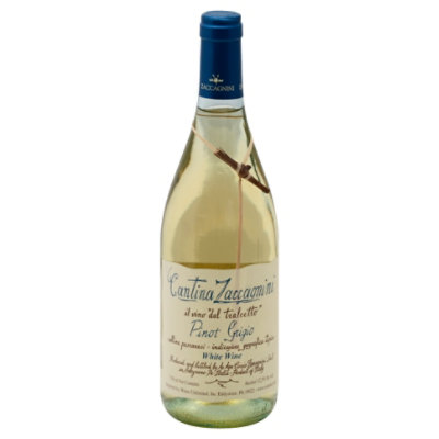 Zaccagnini Pinot Grigio Wine - 750 Ml - Image 1