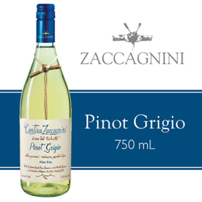 Zaccagnini Pinot Grigio Wine - 750 Ml - Image 1