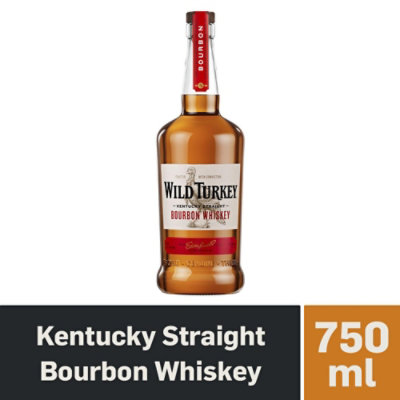 Wild Turkey Whiskey Bourbon Kentucky Straight 81 Proof - 750 Ml - Image 2