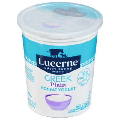 Lucerne Greek Yogurt Nonfat Plain - 32 Oz - Image 2