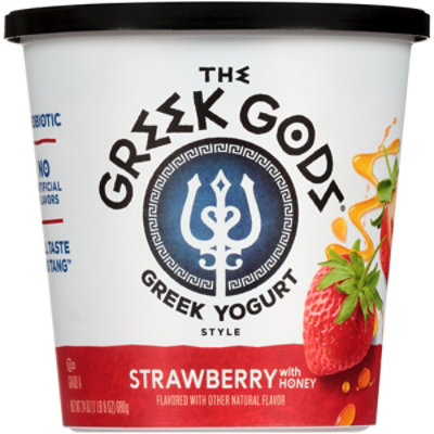 Greek Gods Yogurt Greek Style Honey Strawberry - 24 Oz - Image 2