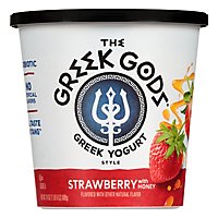 Greek Gods Yogurt Greek Style Honey Strawberry - 24 Oz - Image 1