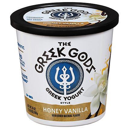 Greek Gods Yogurt Greek Style Honey Vanilla - 24 Oz