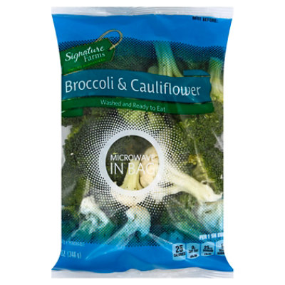 Signature Select/Farms Broccoli & Cauliflower Steam In Bag - 12 Oz - Image 2