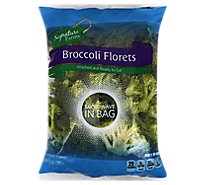 Signature Farms Broccoli Florets Steam In Bag - 12 Oz