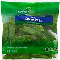 Signature Farms Snow Peas Fancy - 6 Oz - Image 2
